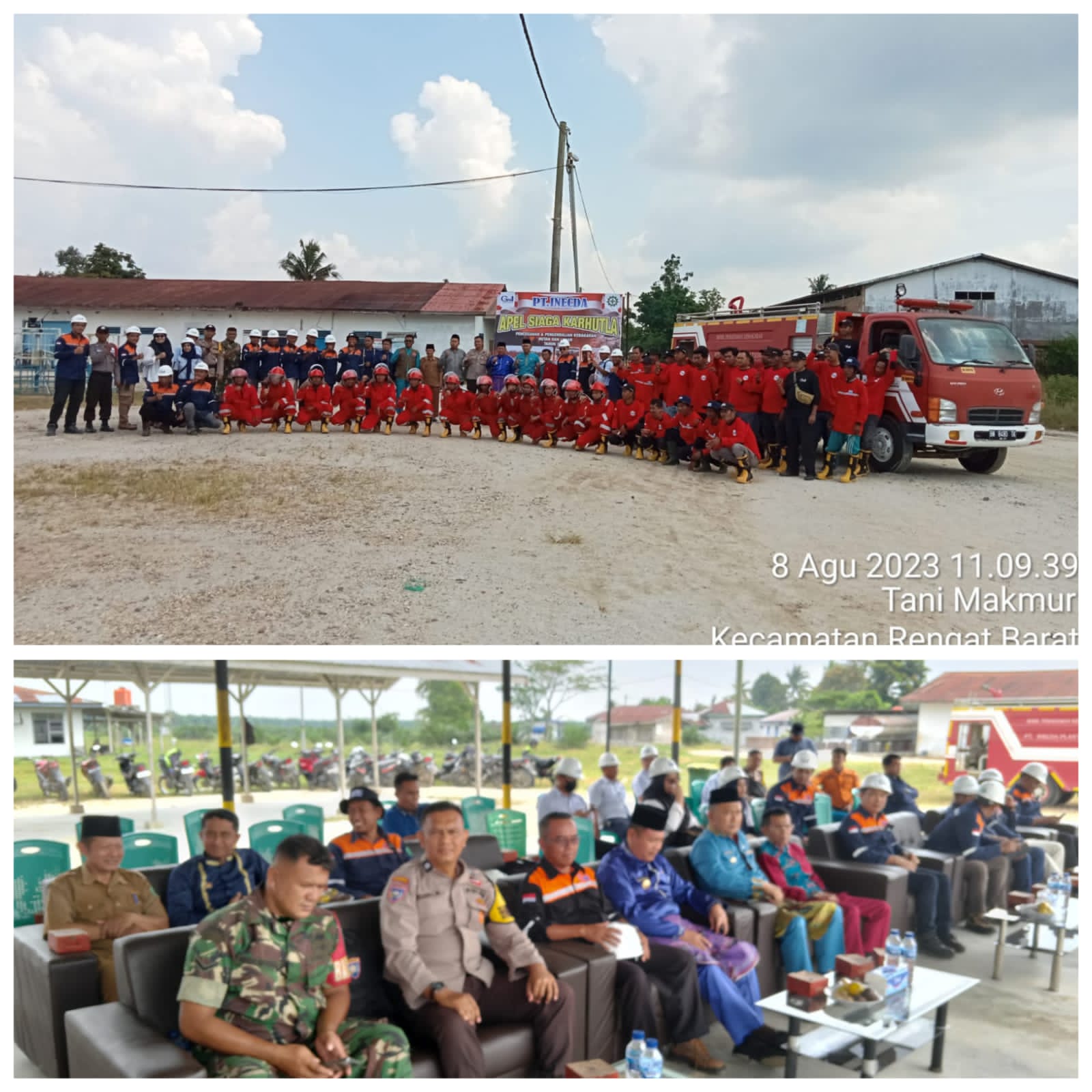 Antisipasi di Musim Kemarau PT.  Inecda Apel  Siaga Karhutla