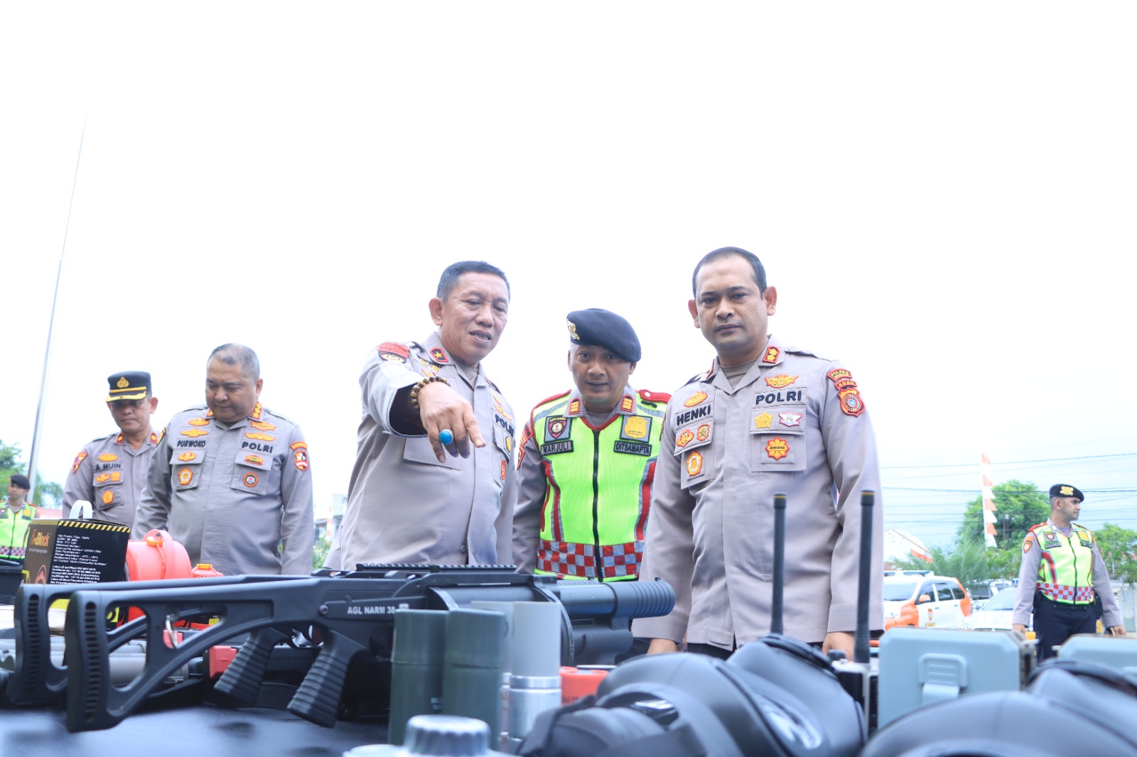 Cek Kesiapan Personil dan Prasarana, Korsabhara Baharkam Polri Kunjungi Polres Lhokseumawe