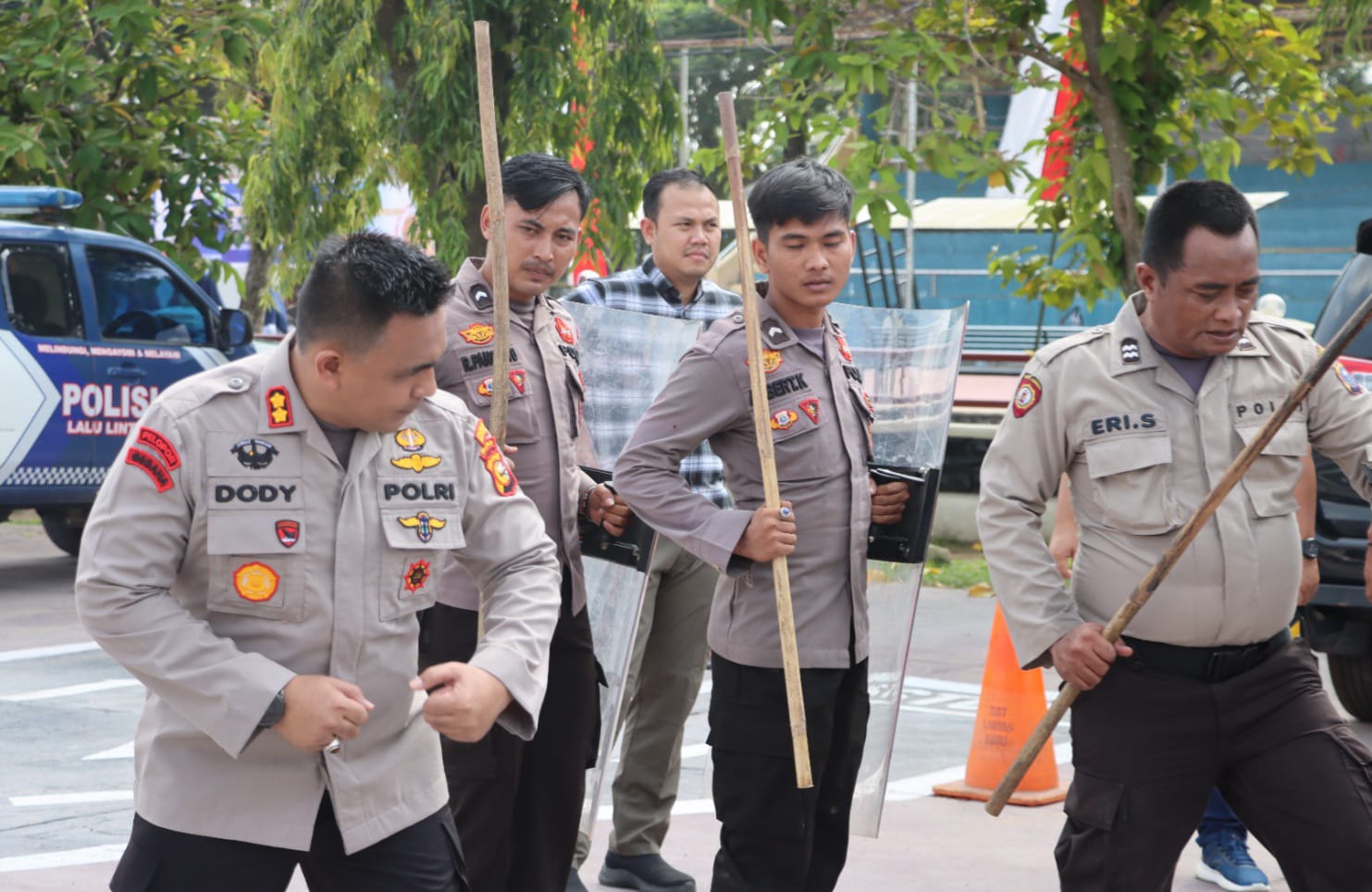 Polres Inhu Gelar Pelatihan Pelton Dalmas