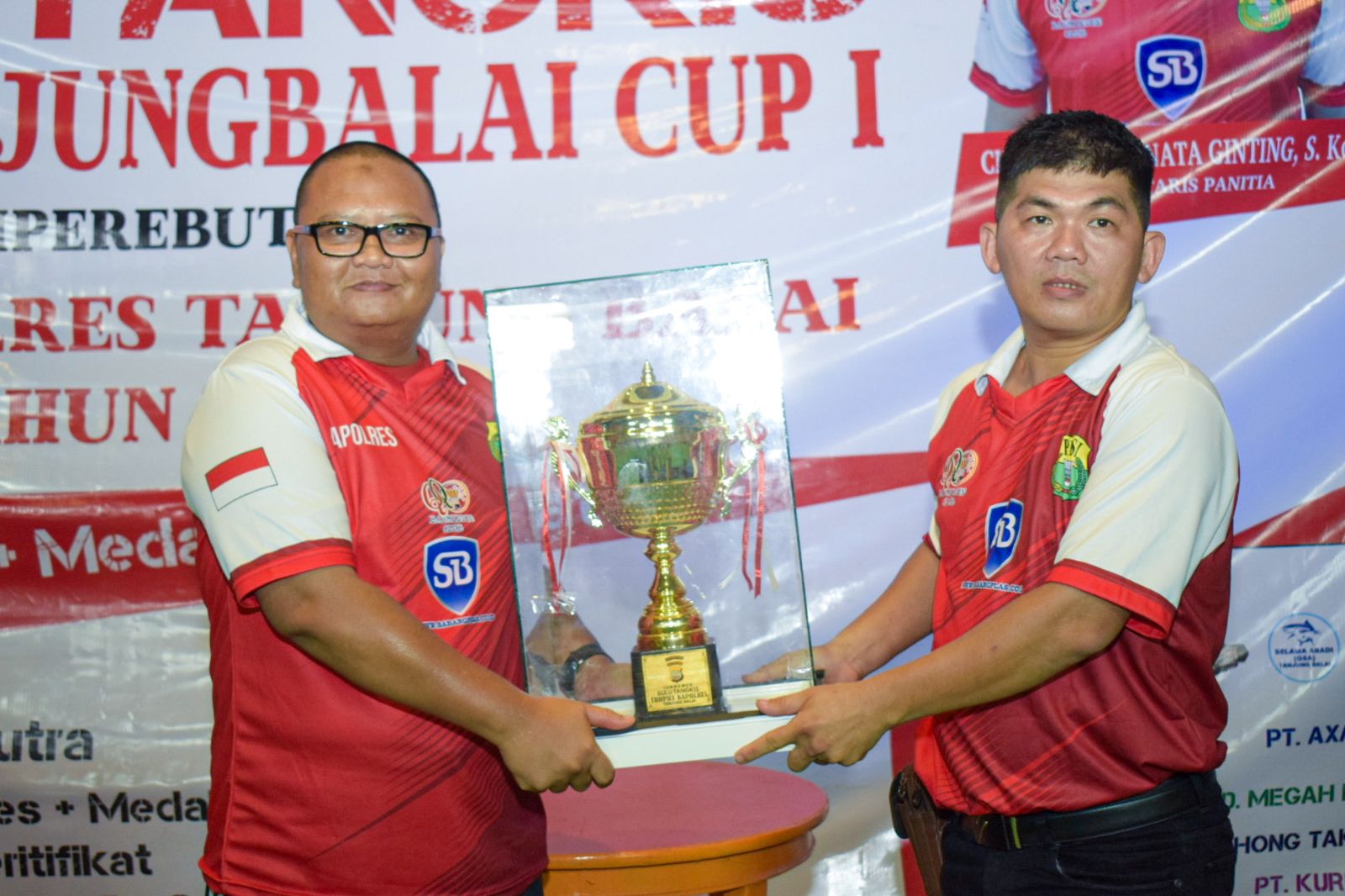 Kapolres Tanjung Balai Buka Turnamen Bulu Tangkis Piala Kapolres Cup I Tahun 2023