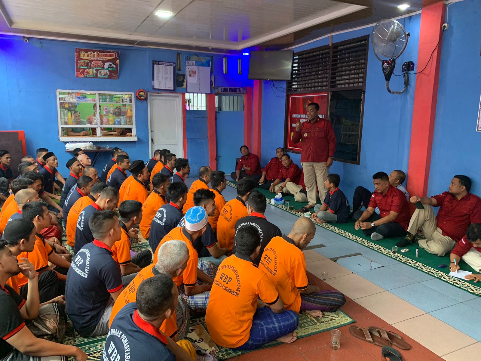Wujudkan Zero Halinar, Lapas Lhoksukon Gelar Sosialisasi dan Dengar Curhat WBP