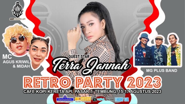 Café Kopi Kereta Api akan Gelar RETRO PARTY 2023