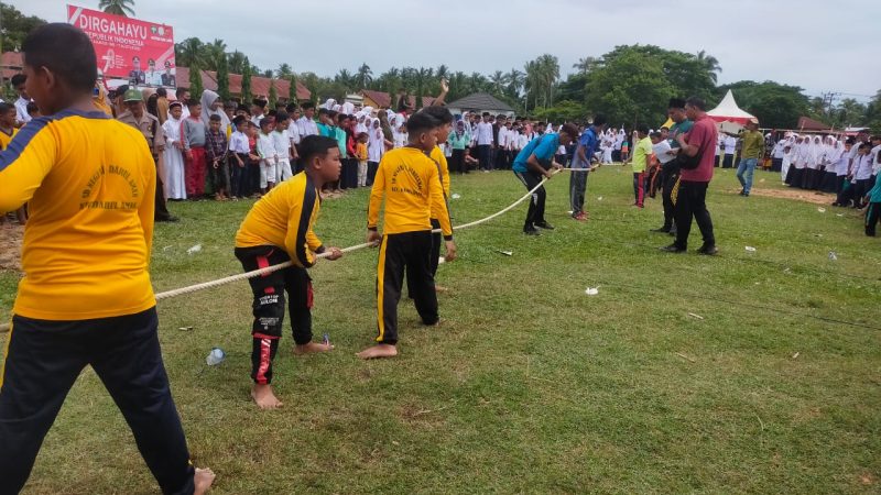 Semarak HUT Kemerdekaan RI, Ratusan Pelajar di Darul Aman Ikut Perlombaan