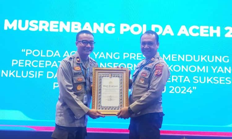Polres Langsa Dapat Piagam Penghargaan Dari Kapolri