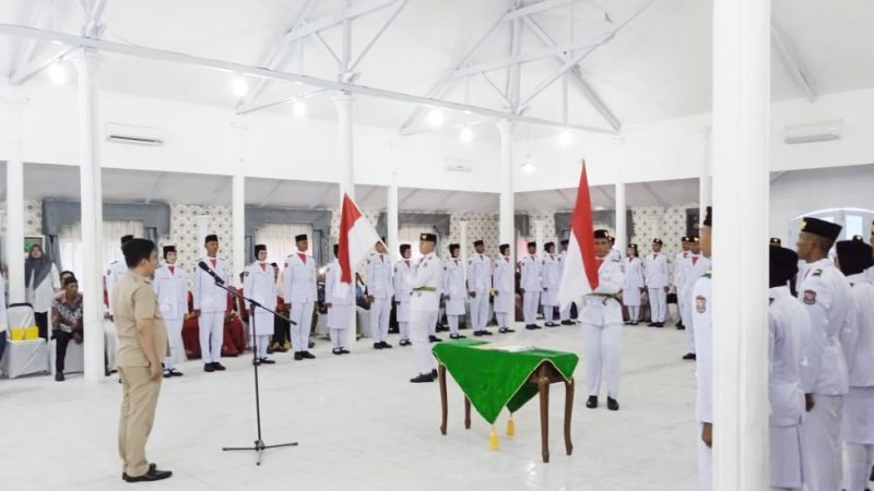 Pasukan Pengibar Bendera Pusaka Kota Tanjungbalai 2023 Dikukuhkan