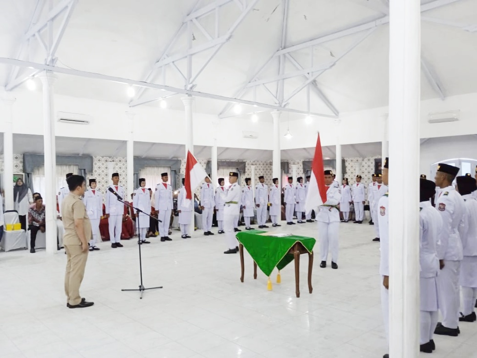 Pasukan Pengibar Bendera Pusaka Kota Tanjungbalai 2023 Dikukuhkan