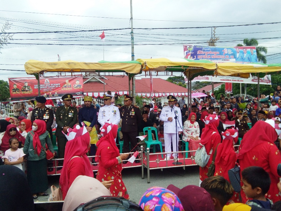 Menyambut HUT Ke 78, Baris Berbaris Tahun 2023 Di Kota Tanjungbalai Yang Terpanjang