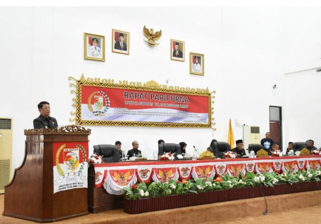 Pj. Bupati Tubaba Sampaikan Rancangan KUA PPAS TA 2024 ke DPRD Tubaba