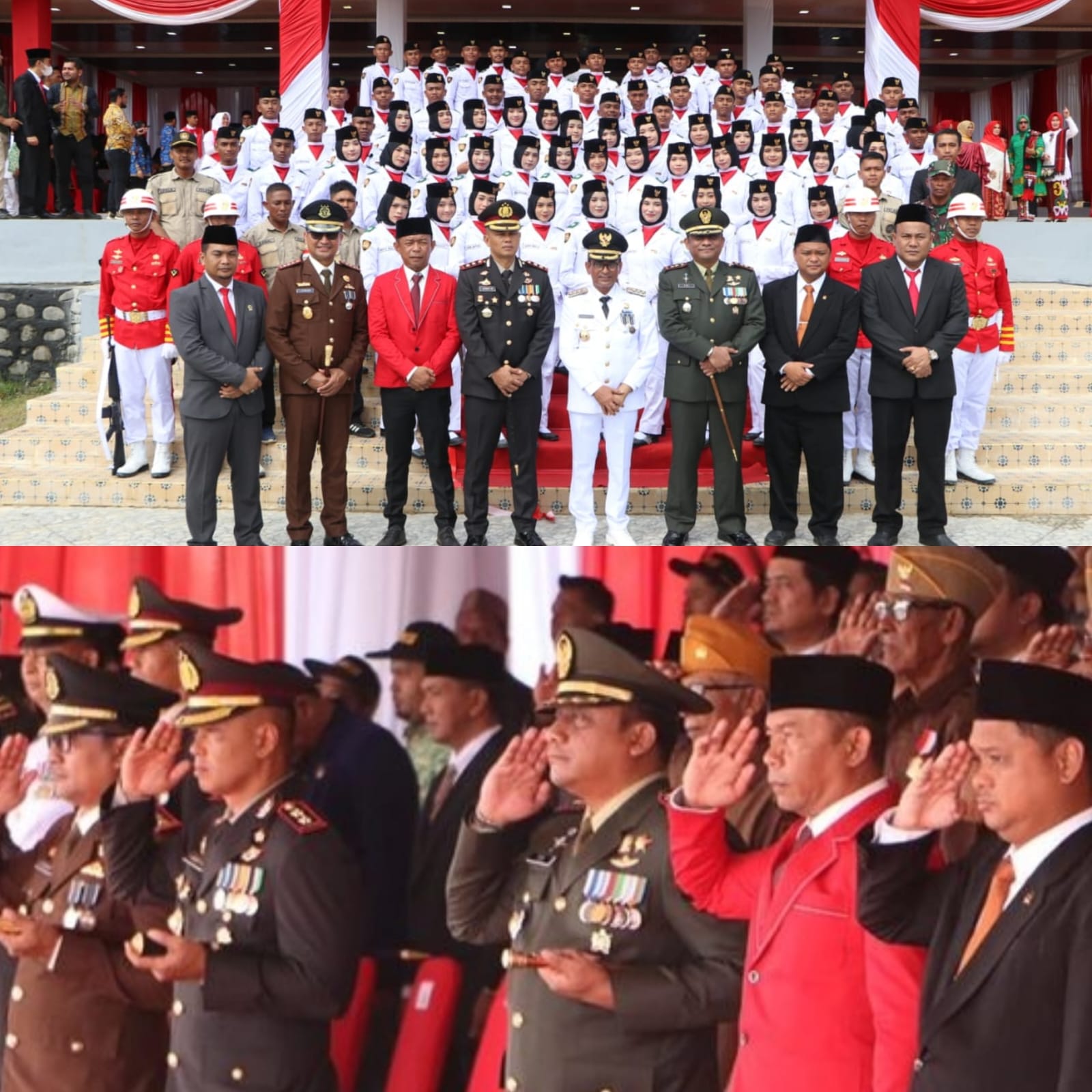 Dandim 0104/Atim Hadiri Upacara Peringatan Kemerdekaan RI Ke-78 di Aceh Timur