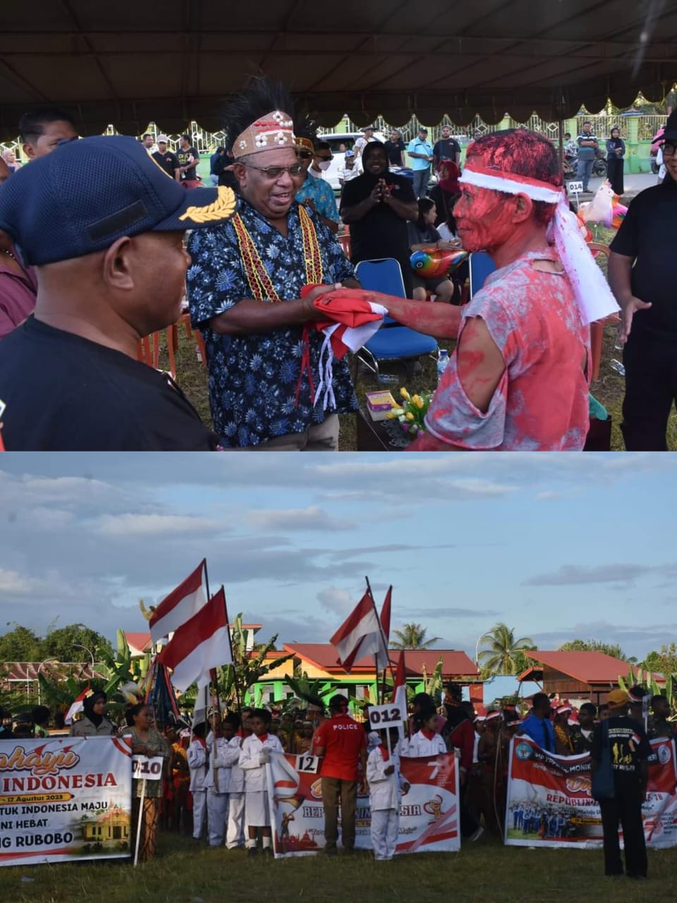 Lepas 17 Tim Lomba Karnaval Budaya, Wakil Bupati Teluk Bintuni Serukan Maknai Arti Semangat Kemerdekaan