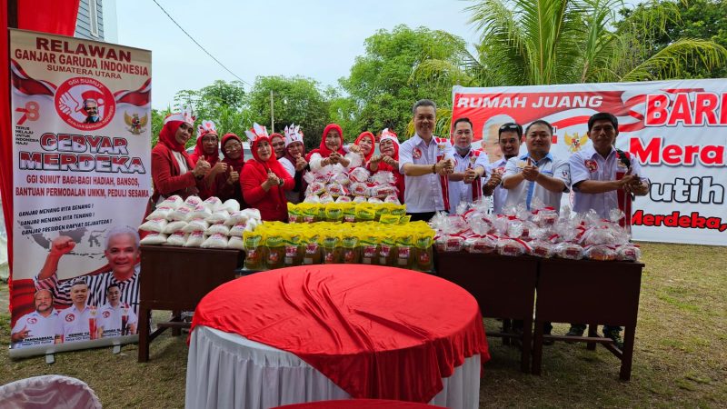 Ganjar Garuda Indonesia Turut Memeriahkan Festival 17 Agustus di Batang Kuis Deli Serdang