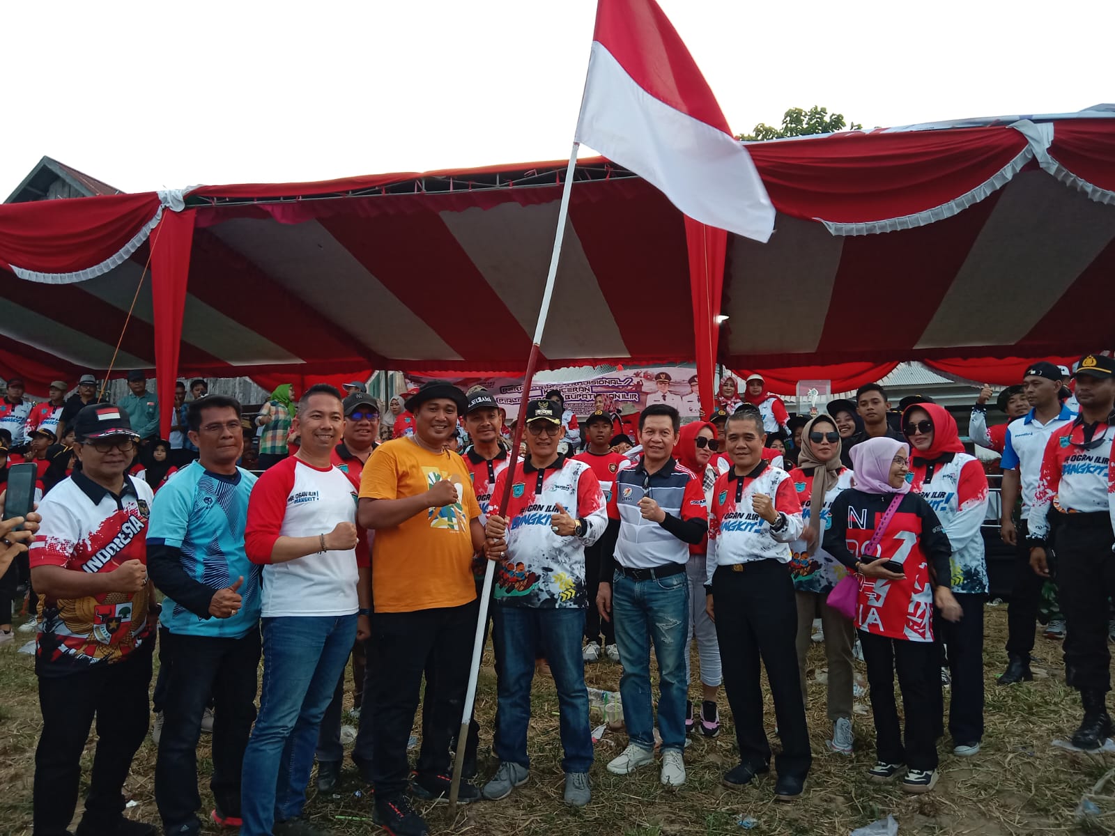 Hut RI Ke- 78 Pemkab Ogan Ilir Gelar Lomba Bidar, Ketua DPRD Dan Anggota Berikan Bonus Kepada Pemenang Lomba Bidar