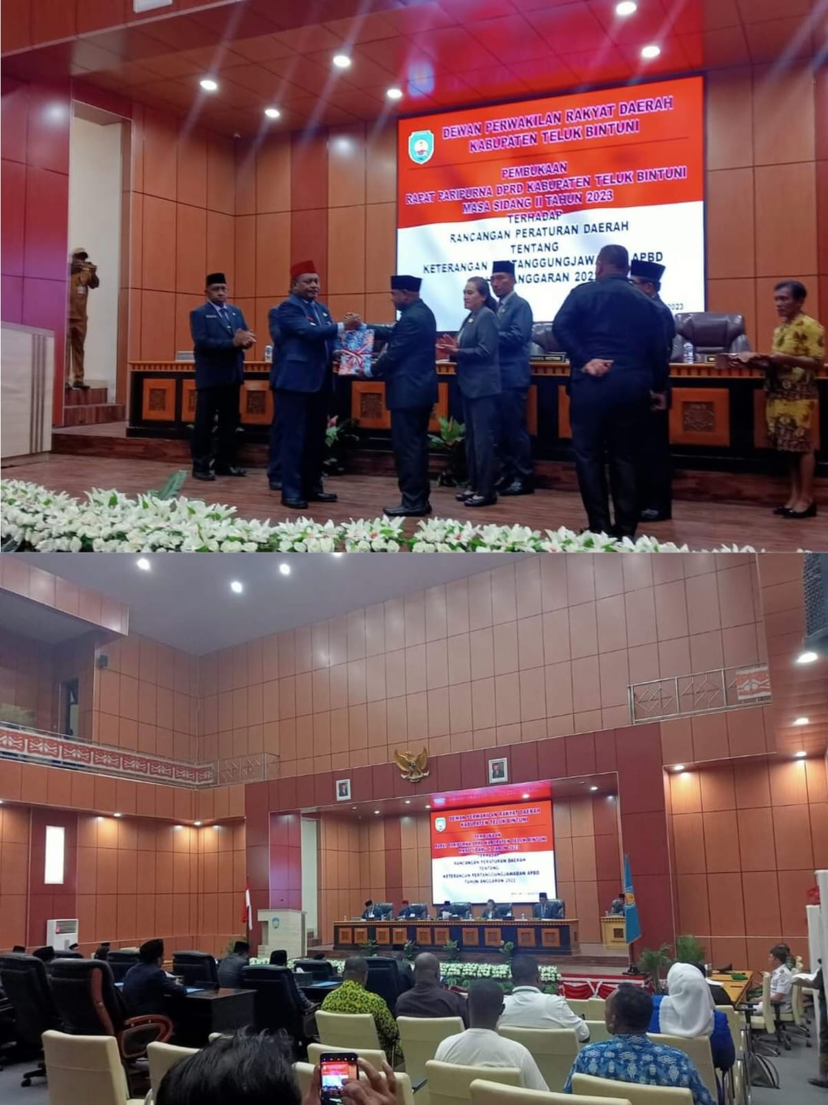 Pidato Nota Pengantar RANPERDA Tentang Pertanggung Jawaban Pelaksanaan APBD Tahun 2023 Dan Penyampaian Realisasi Anggaran Tahun 2022