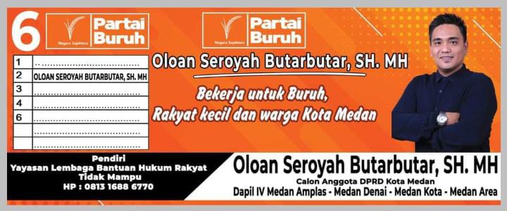 Oloan Seroyah Butarbutar Calon Wakil Rakyat Yang Tulus Mengabdi dan Melayani Warga