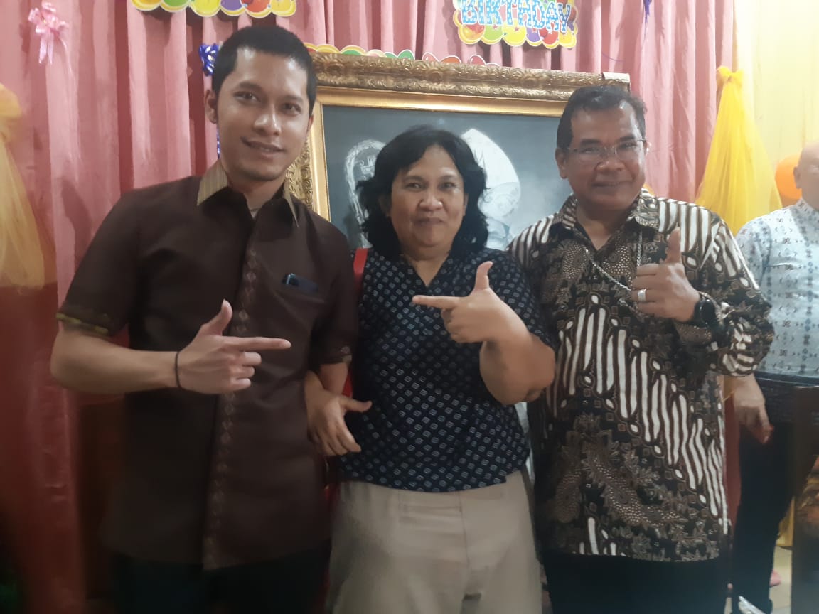 Bacaleg Gerindra Inggrid Hutabarat Hadiri Ultah Uskup Agung Medan