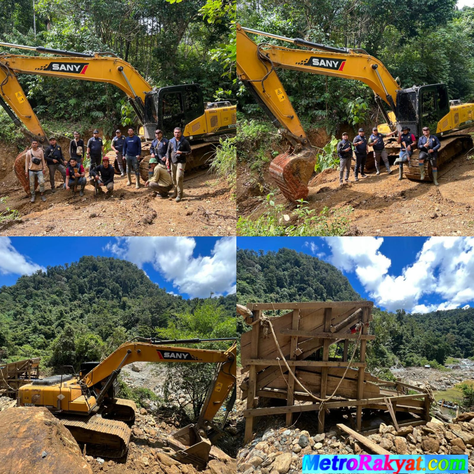 Evakuasi Alat Berat Dihadang Warga, Polisi: Bantu Kami Tertibkan Tambang Ilegal