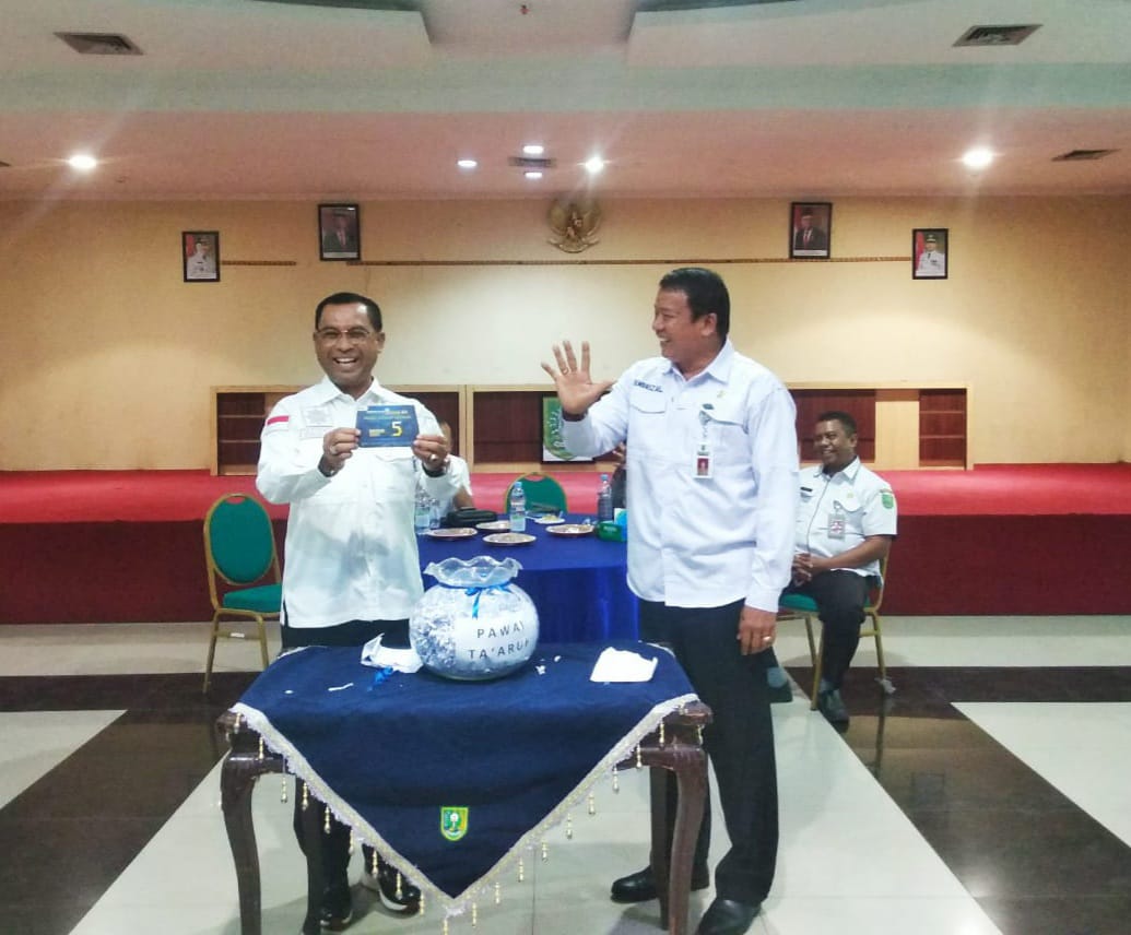 Se Riau Lakukan Pencabutan Undian,Inhu Tuan Rumah MTQ XLI Tingkat Provinsi 2023