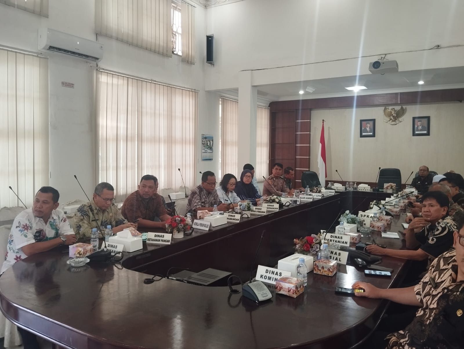 Sekda Asahan Ikuti Rapat Koordinasi Nasional Pengendalian Inflasi