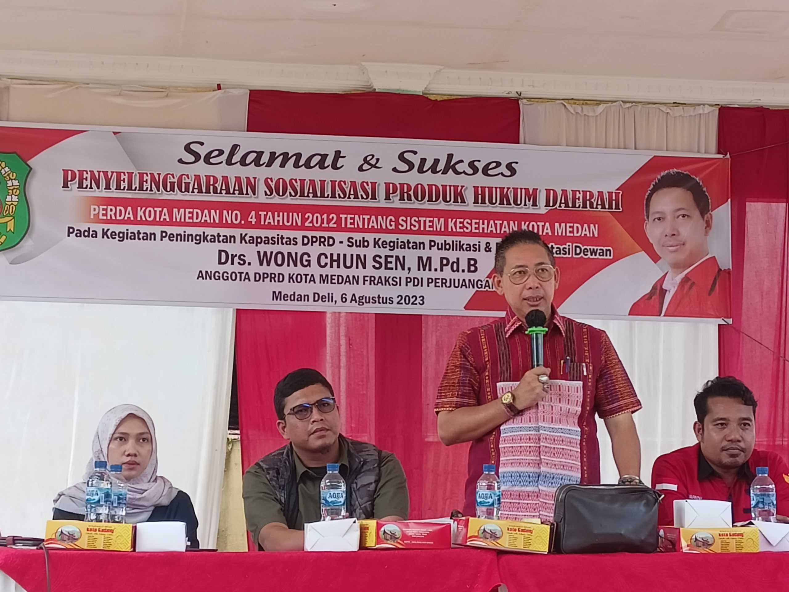 Laksanakan Sosperda Tentang Sistem Kesehatan, Wong Berharap Rumah Sakit Tidak Boleh Menolak Pasien
