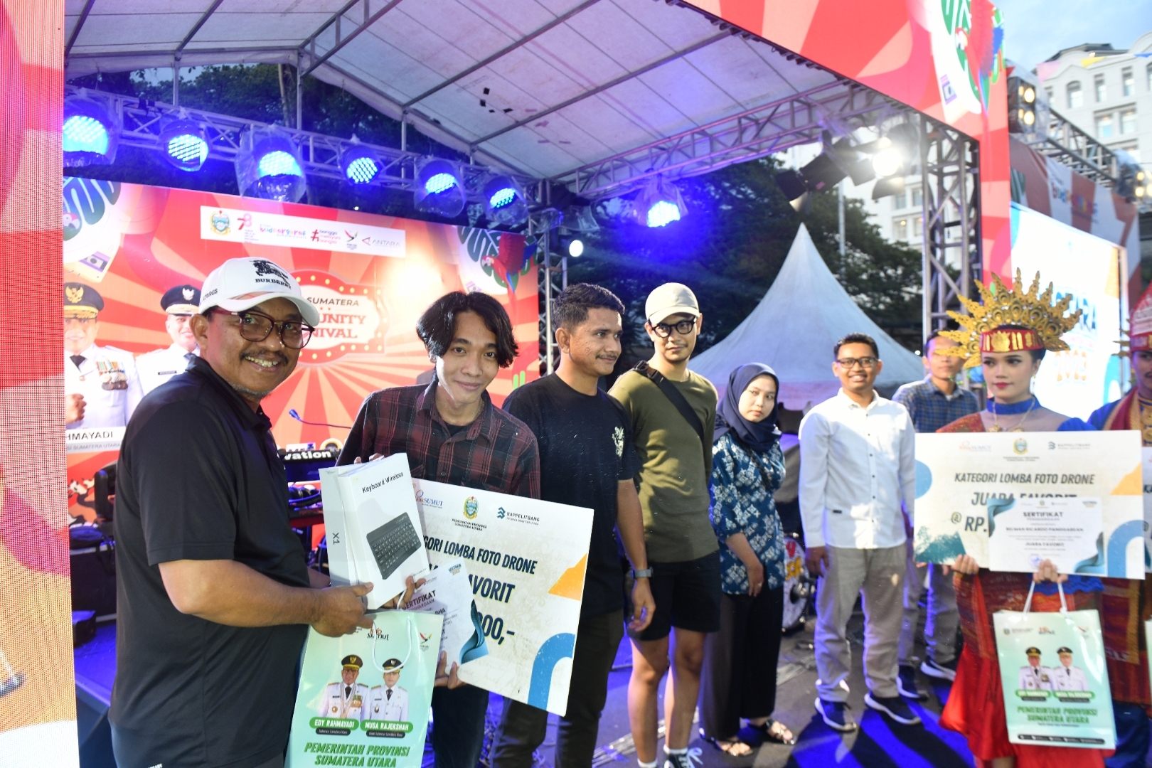 Penyerahan Hadiah Lomba Foto dan Video Vistara, Pemprov Ajak Insan Kreatif Sumut Kawal dan Sebarluaskan Informasi Pembangunan