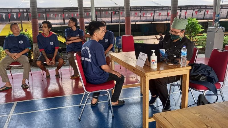2.333 Warga Binaan Lapas Cipinang Jalani Skrining ACF TBC