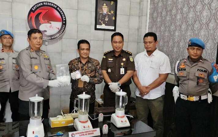Polres Langsa Musnahkan Barang Bukti Sabu 1.015,13 Gram