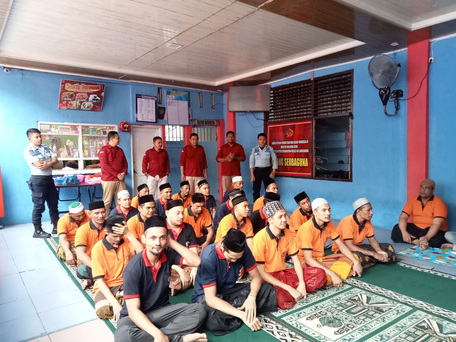 Lapas Kelas IIB Lhoksukon Gelar Zikir dan Sholawat Bersama