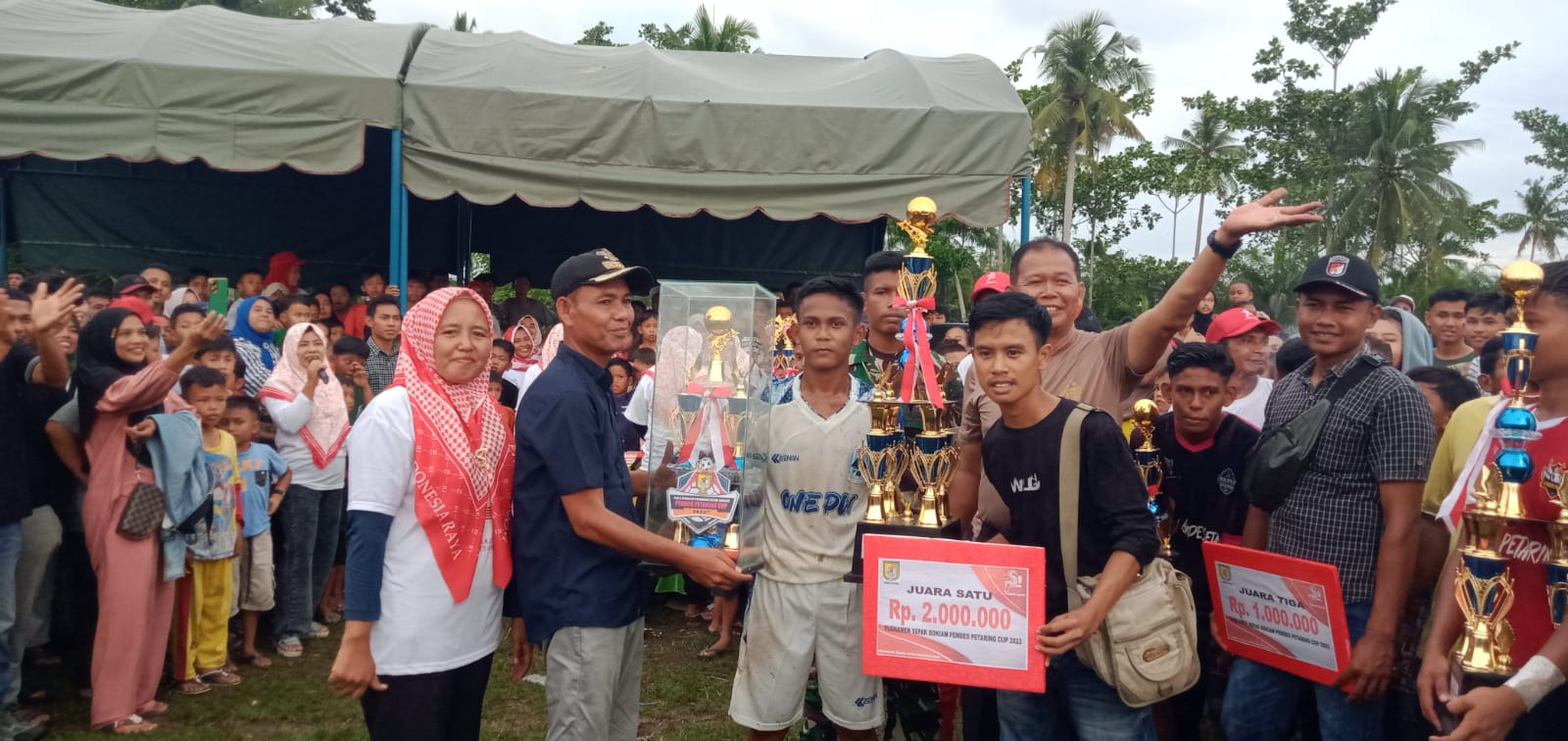Final Turnamen Bokiam Pemdes Petaring 2023 Sukses, Kades Indra : Kita Rekrut Pemain Terbaik Jadi Kesebelasan Desa
