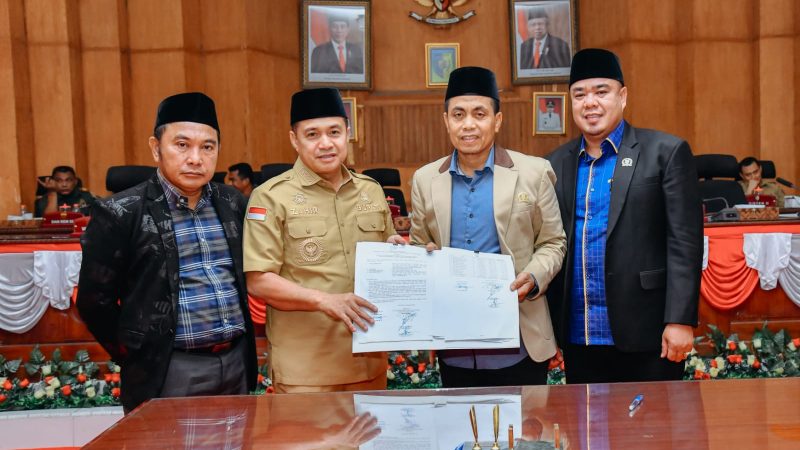DPRD Batu Bara Setujui Ranperda P – APBD Tahun 2023