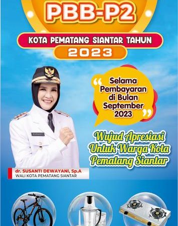 Motivasi Taat Bayar Pajak, Pemko Pematang Siantar Sediakan Door Prize Berbagai Hadiah Bagi Wajib Pajak (WP)