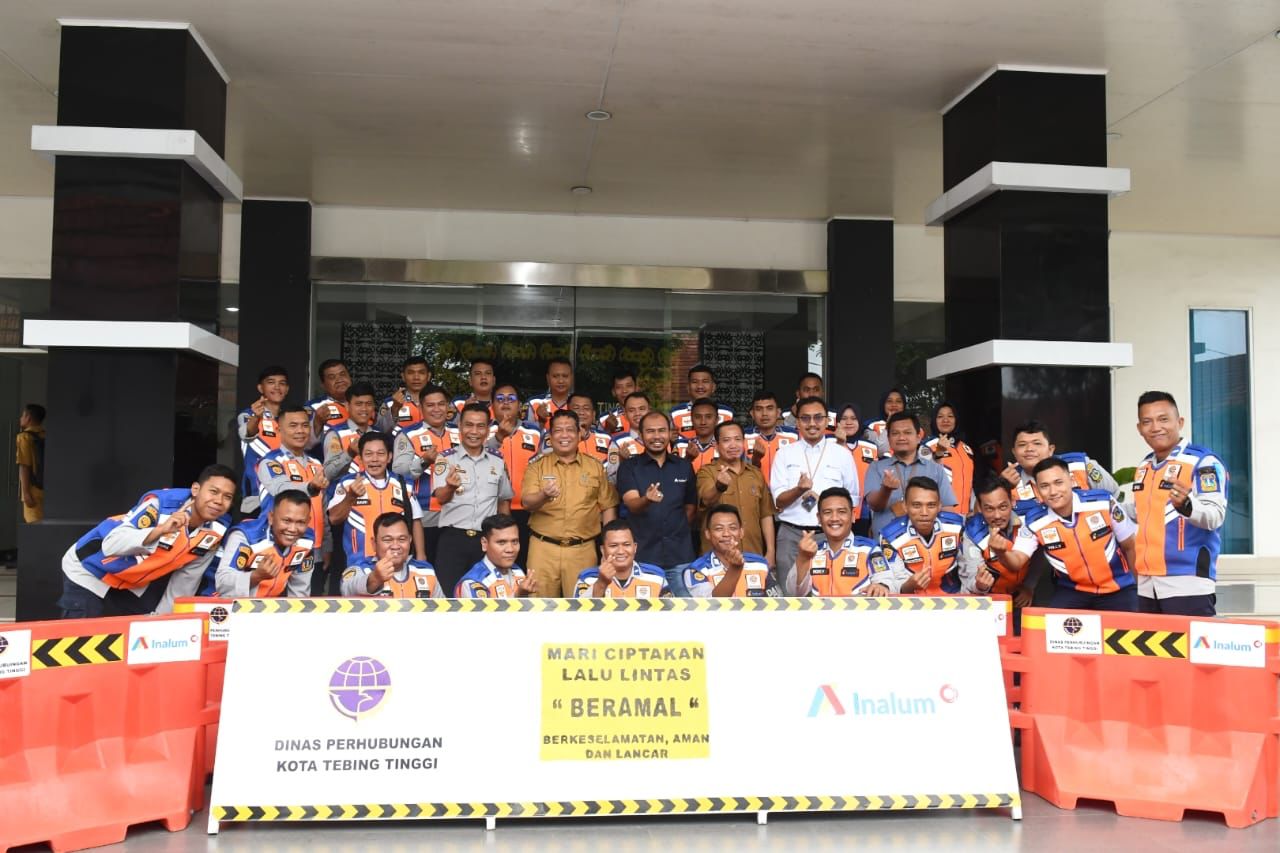 Demi Kelancaran Lalu Lintas Kota Tebing Tinggi, INALUM Serahkan Bantuan Kepada Dinas Perhubungan Tebing Tinggi