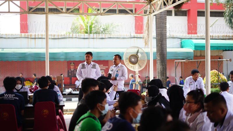 Manfaatkan Teknologi Dan Informasi, Rutan Cipinang Dan Bapas Jaksel Lakukan Asesmen Penurunan Resiko Kepada Ratusan Warga Binaan