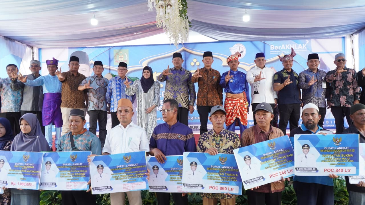 Gelontorkan Bantuan Ratusan Juta Di MTQ Tanjung Pura, Syah Afandin: Ini Tanggungjawab Pemimpin