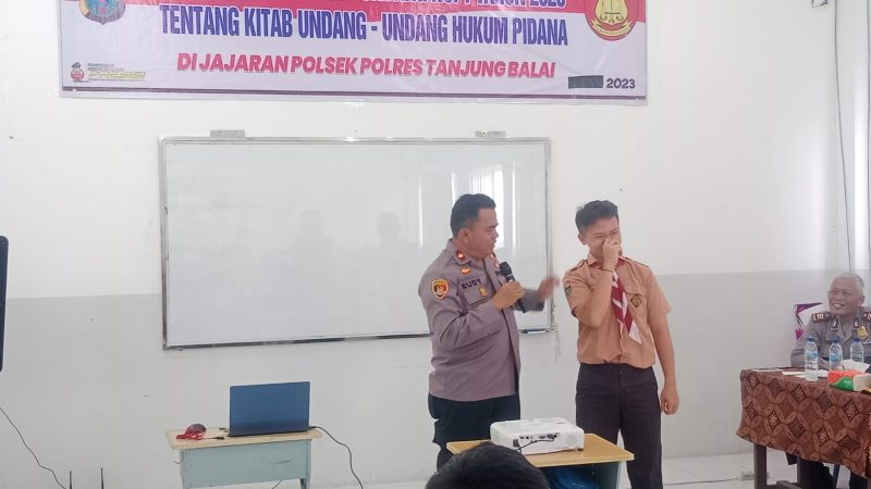 Polres Tanjung Balai Berikan Arahan Bagi Pelajar Yayasan Perguruan Sisingamangaraja