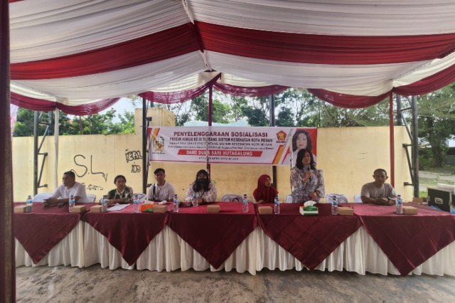 Laksanakan Sosialisasikan Perda Tentang Sistem Kesehatan di Kelurahan Helvetia, Duma Terima Keluhan Warga terkait UHC dan BPJS Kesehatan 