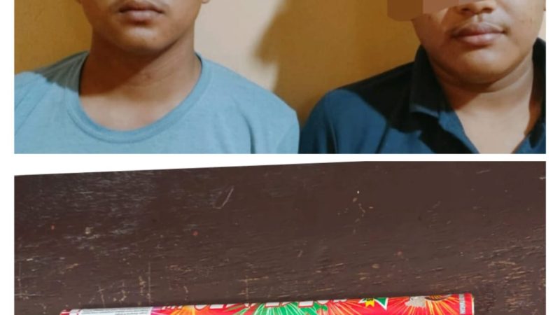 Ancam Penjaga Kantor KONI Sergai, Dua Pemuda Diamankan Polisi