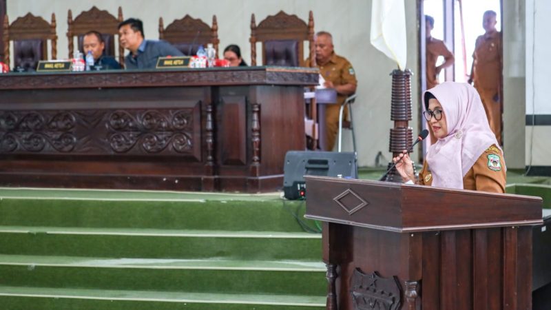 Wali Kota dr Susanti Dewayani SpA Hadir di Acara Pembukaan Sidang Paripurna VII Tahun 2023 DPRD Kota Pematang Siantar