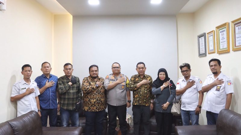Polres Tanjung Balai Terima Audiensi Ketua dan Komisioner (BAWASLU) Kota Tanjung Balai