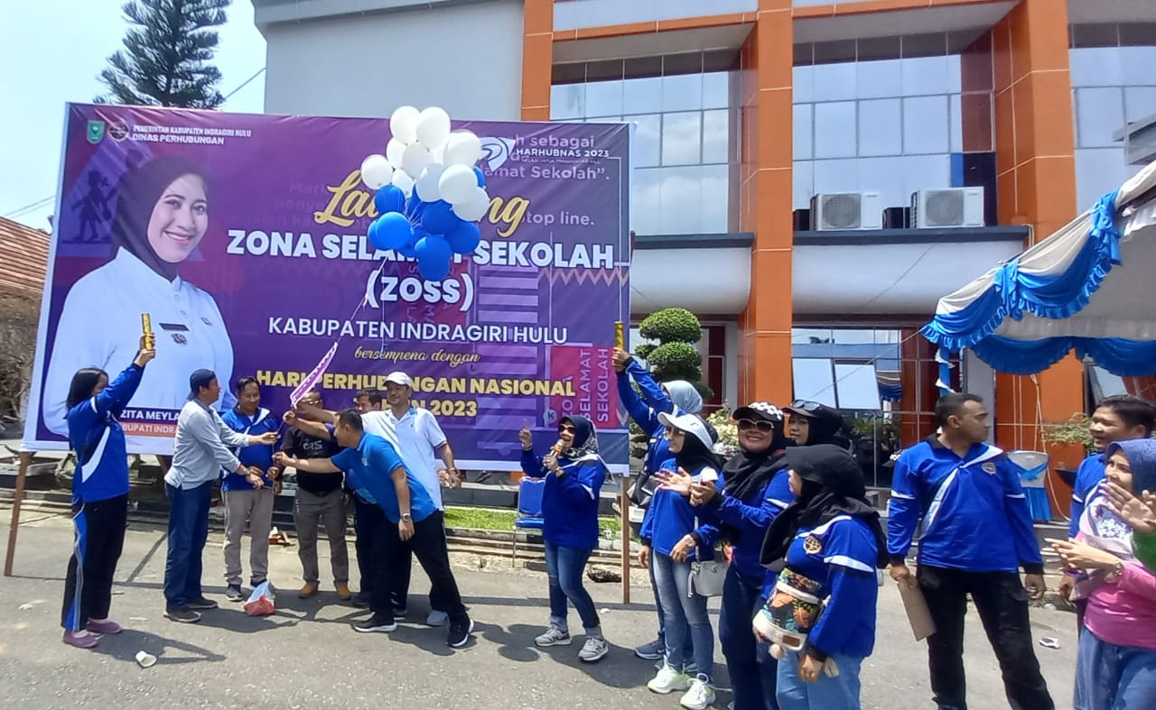 Ciptakan Rasa Aman Terhadap Anak Sekolah,  Sekda Launching Zoss Indragiri Hulu Tahun 2023 