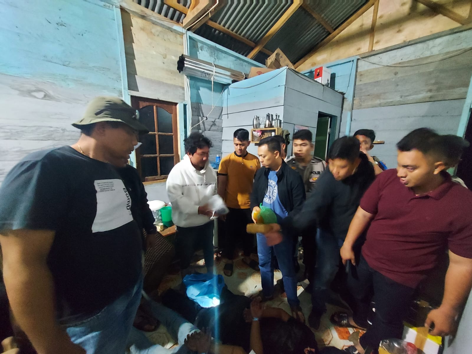 Ganja Seberat 1,52 Kilo Disita,12 Orang Diamankan Polisi Usai Pesta Narkoba