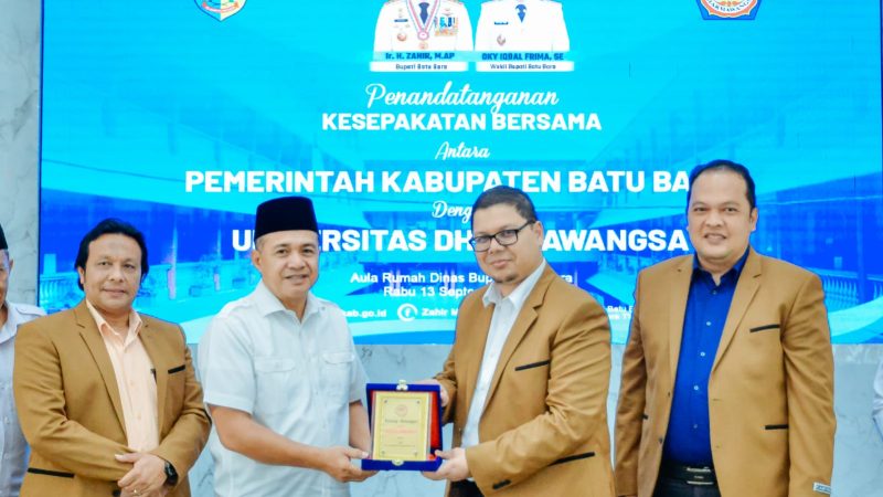 Tingkatkan Pengembangan SDM, Pemkab Batu Bara MoU dengan Universitas Dharmawangsa