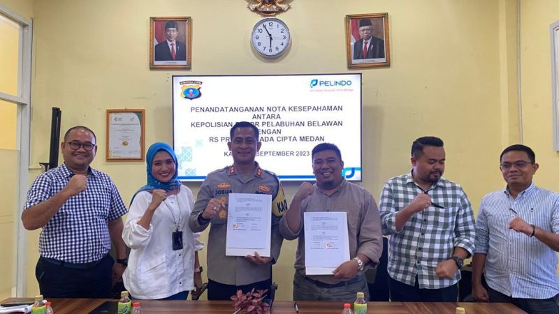 Sinergi RS Prima Husada Cipta Medan dan Polres Pelabuhan Belawan, Satu Tujuan Melayani Masyarakat