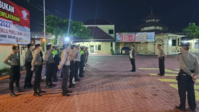 Wakapolres Tanjung Balai Pimpin Kegiatan Patroli Skala Besar