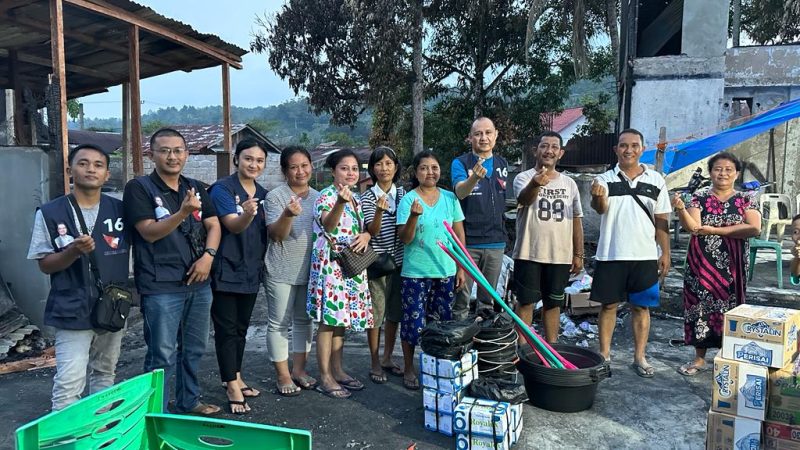 Sijago Merah Lalap Rumah Warga di Gunungsitoli, Relawan Leader Daeli Turut Prihatin
