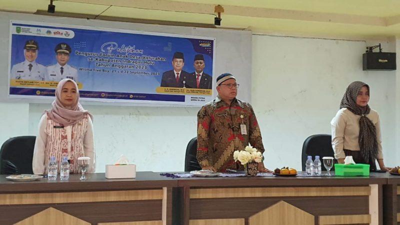 Wujudkan Hidup Anak Cemerlang, DPPPA Inhu Lakukan Pelatihan Pengurus Forum Anak Se Inhu