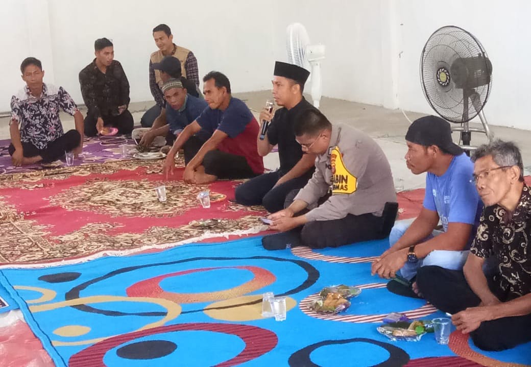Jumat Curhat Polres Inhu di Desa Paskem, Warga Adukan Berbagai Masalah