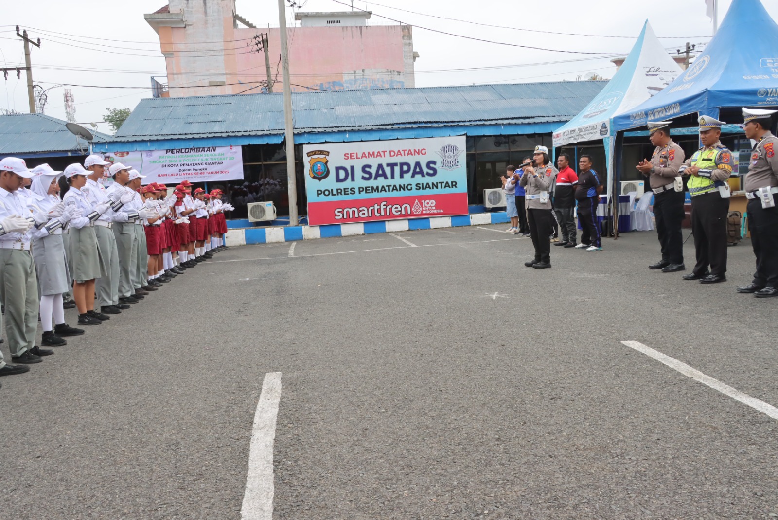 Meriahkan HUT Lantas Ke-68, Polres Pematang Siantar Adakan Perlombaan Pocil dan PKS Antar Sekolah