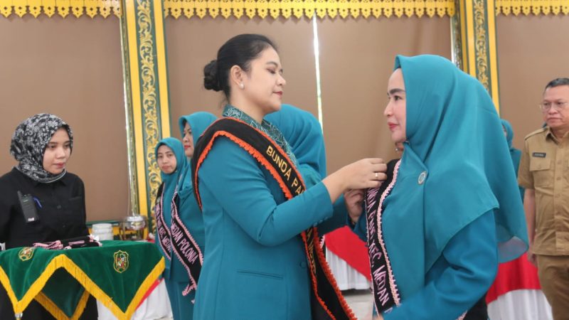 Lantik Ketua TP PKK Kecamatan dan Bunda PAUD Kecamatan, Ini Pesan Kahiyang Ayu Bobby Nasution