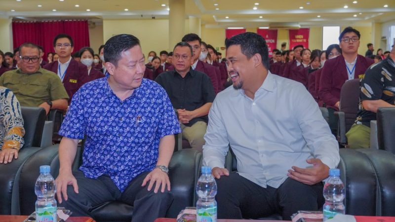 Di Hadapan Ratusan Mahasiswa Baru Institut Bisnis IT & B, Bobby Nasution: Semangat Raih Impian