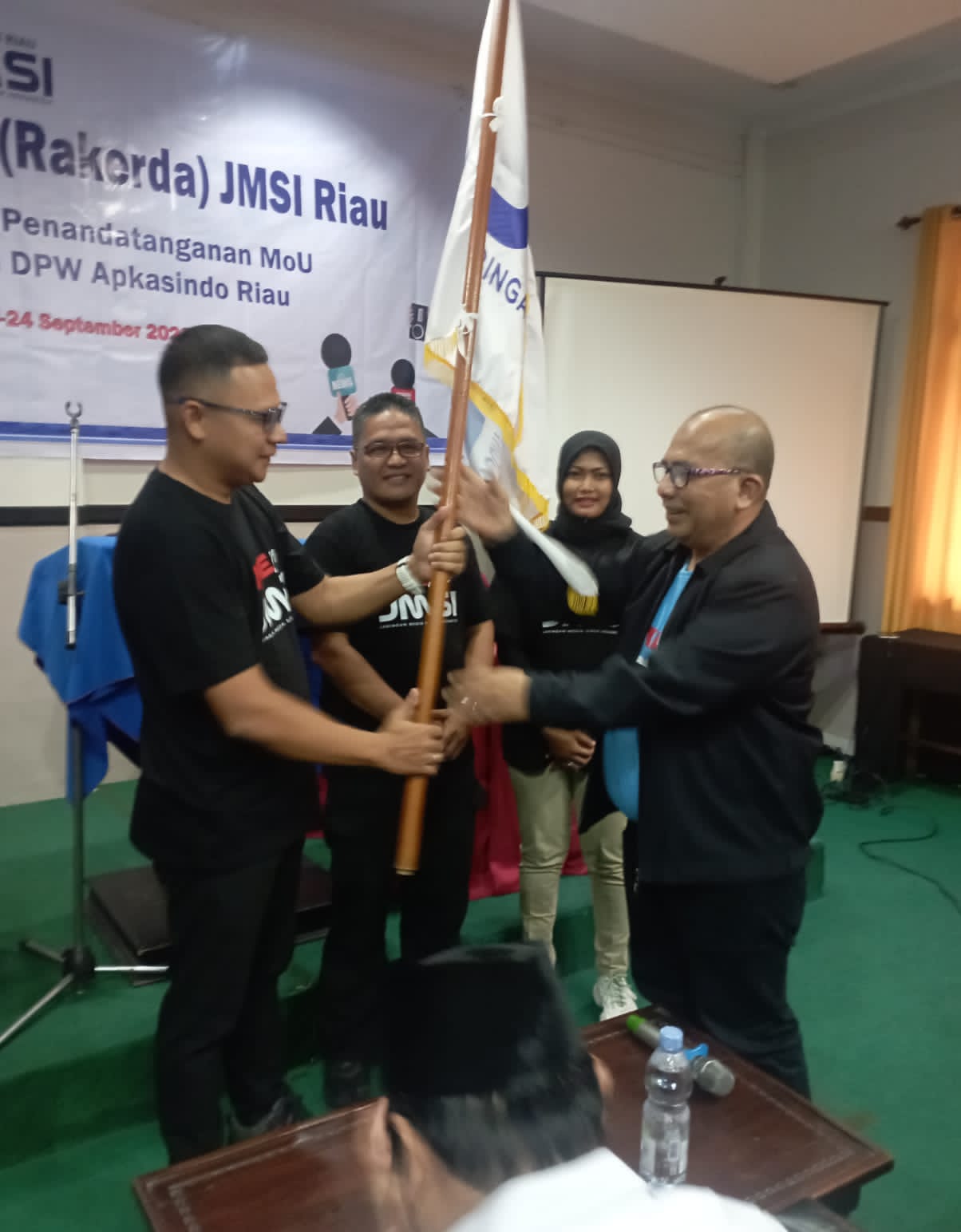 Hotli Maruli Sirait Resmi Dikukuhkan Sebagai Ketua JMSI Inhu Periode 2023-2027